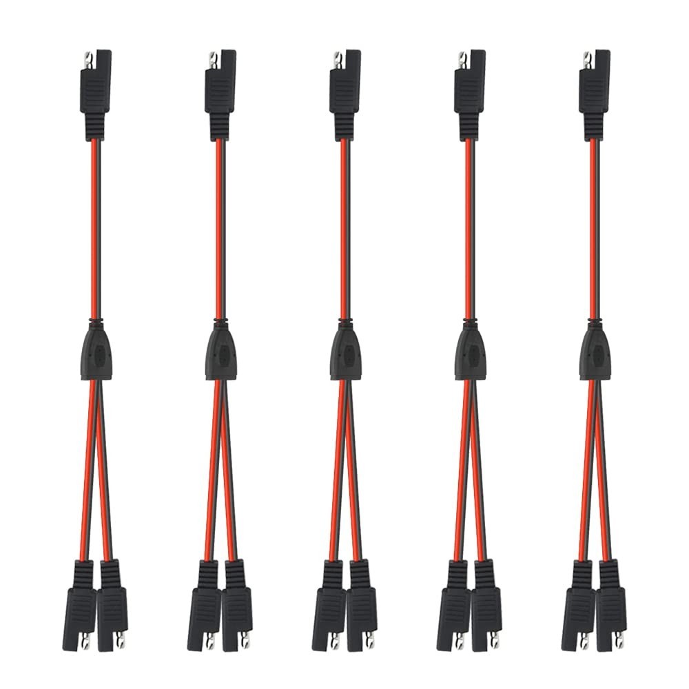 Cables divisor SAE Y de doble salida de 18 AWG - 11,8 pulgadas para batería solar y automotriz- - Image 3