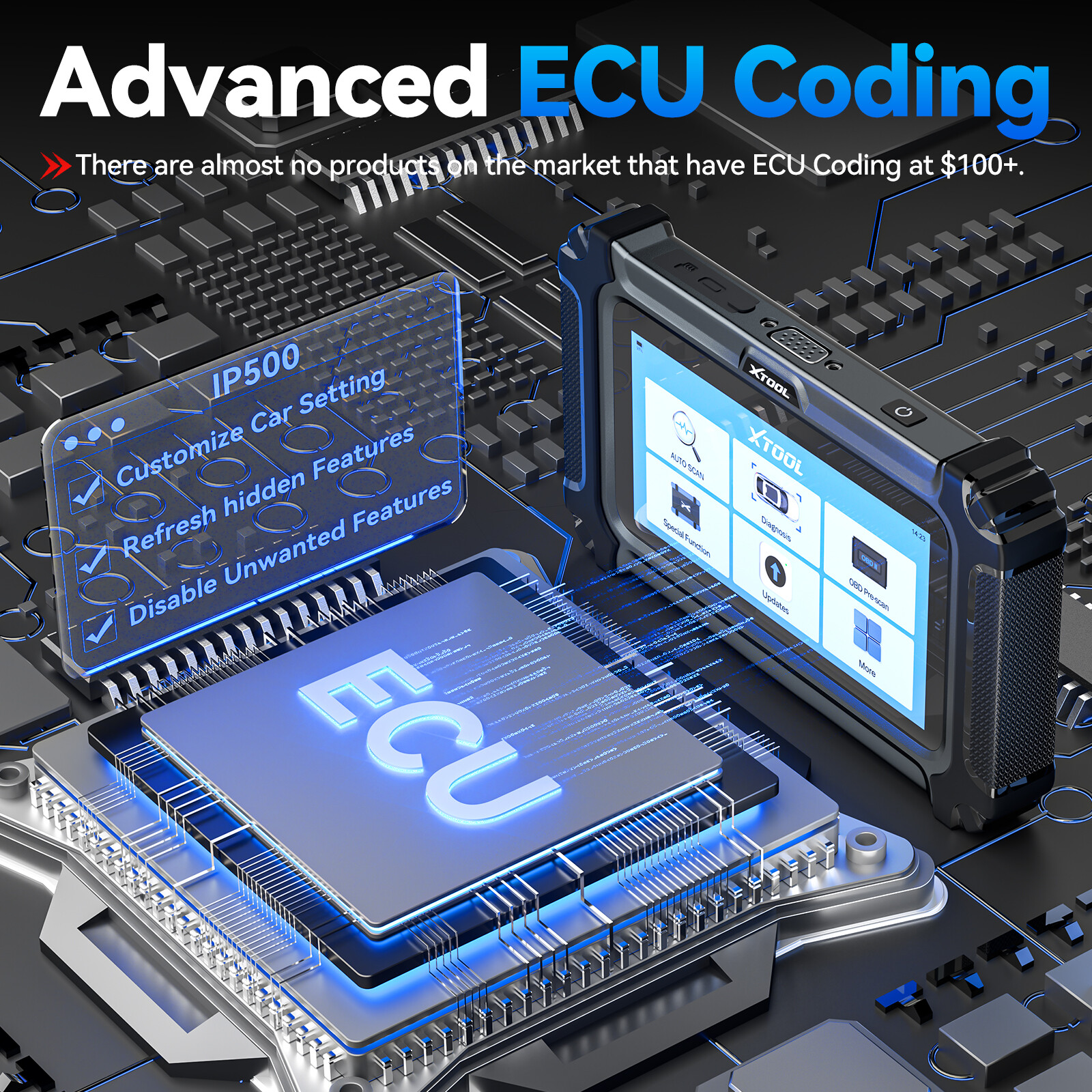 Escáner OBD2 bidireccional XTOOL IP500 para BMW todo sistema codificación ECU diagnóstico- - Image 4