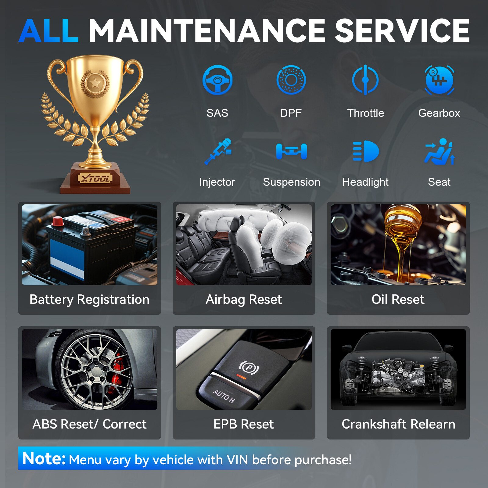 Escáner OBD2 bidireccional XTOOL IP500 para BMW todo sistema codificación ECU diagnóstico- - Image 5