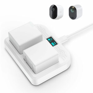 Estación de carga de batería doble y cable para Arlo Ultra 4K UHD/Arlo Pro 4-