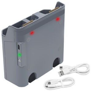Para DJI Air 3 Drone Charge Manager Doble Batería Base de Carga Hub de Carga-