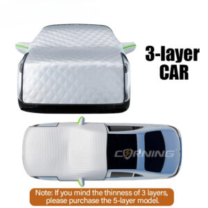 Nuevas Fundas Coche Granizo Protector Media Cubierta Protectora Exterior Toldo Parasol-