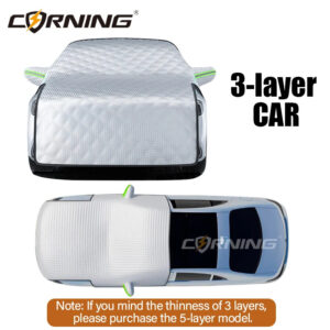Car Covers Hail Protector Half Cover Protective Exterior Windshield Sunshield