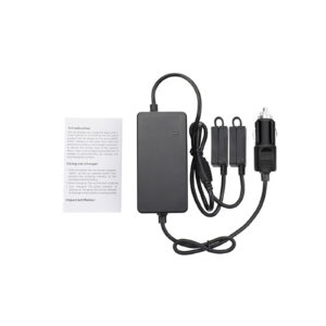 Adaptador de cargador de coche dron kit de concentrador de carga de batería doble para DJI Mavic Air 2-
