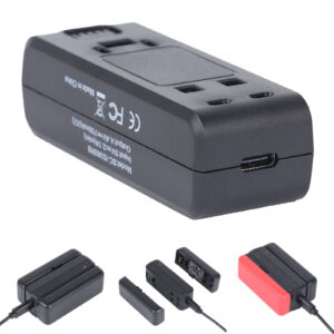 Cargador de batería USB doble con indicador LED para Insta 360 ONE R/ONE RS-