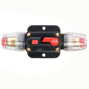 Amplificador portafusibles automotriz adaptador coche 100 A inversores de potencia vehículo-