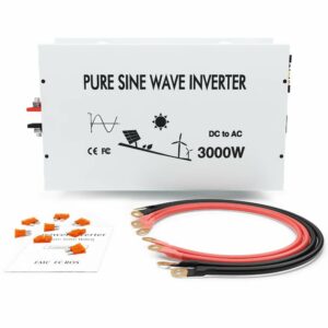 Convertidor de onda sinusoidal pura 3000W 36V/48V DC a 120V/240V CA Power Converter-