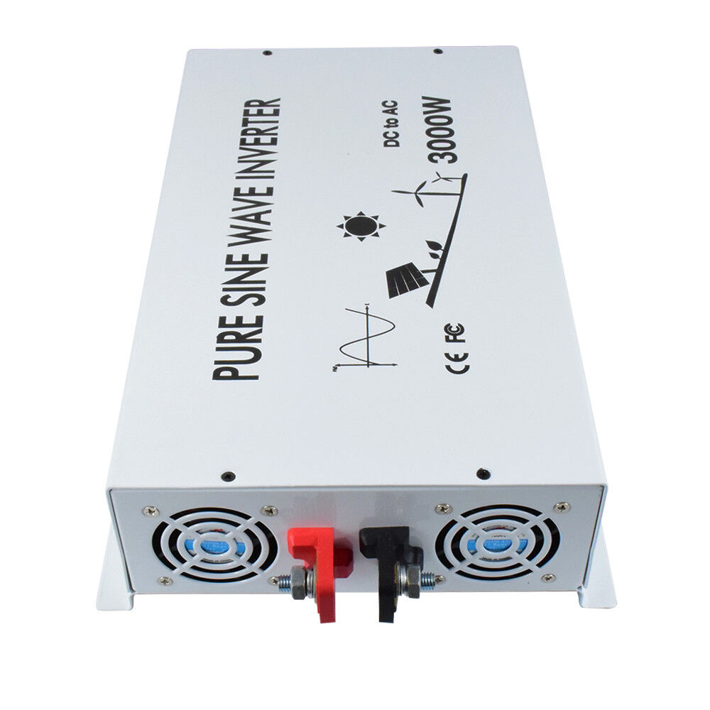 Convertidor de onda sinusoidal pura 3000W 36V/48V DC a 120V/240V CA Power Converter- - Image 4