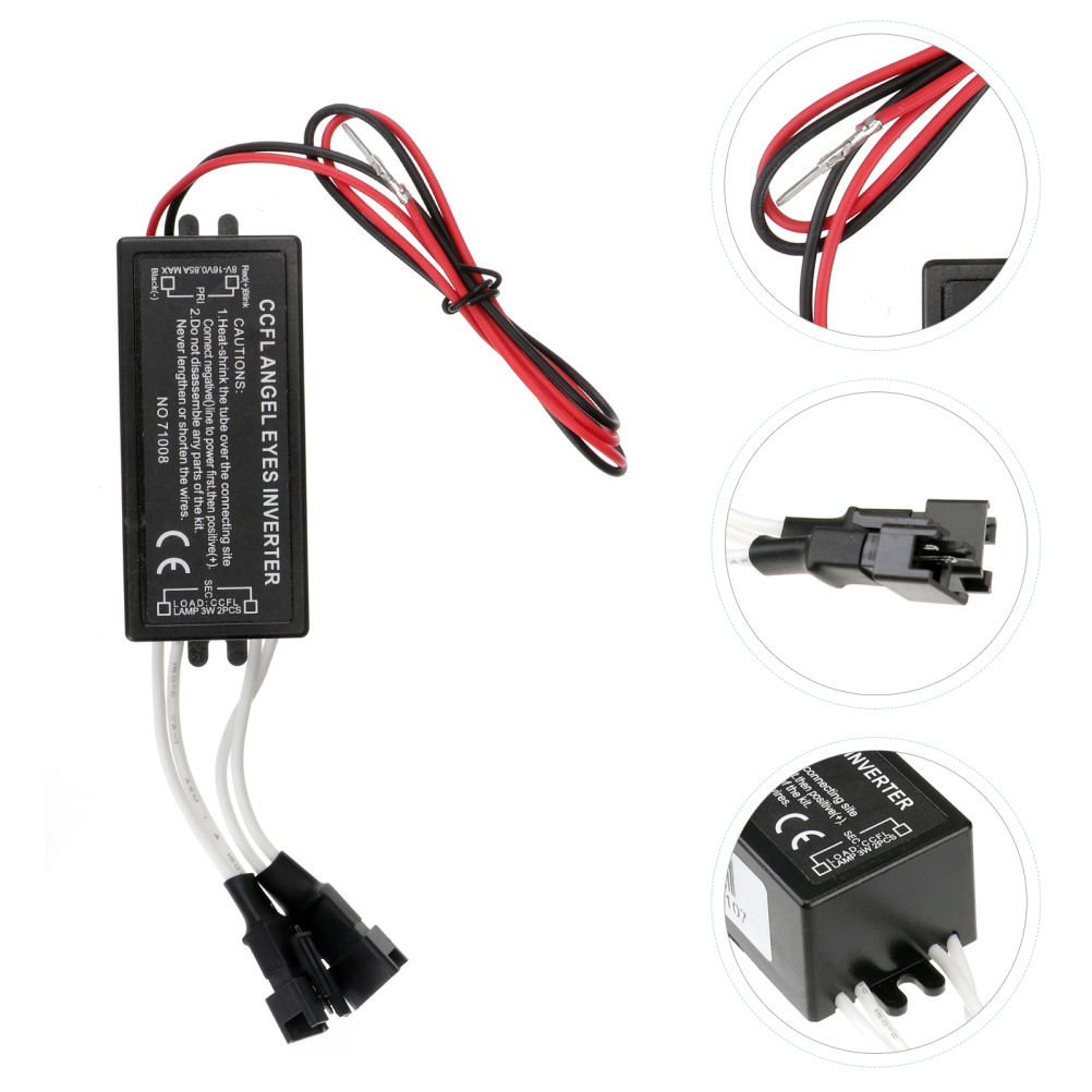 2 Piezas Inversores de Potencia Automotriz Piezas de Repuesto Ccfl con Luces- - Image 2