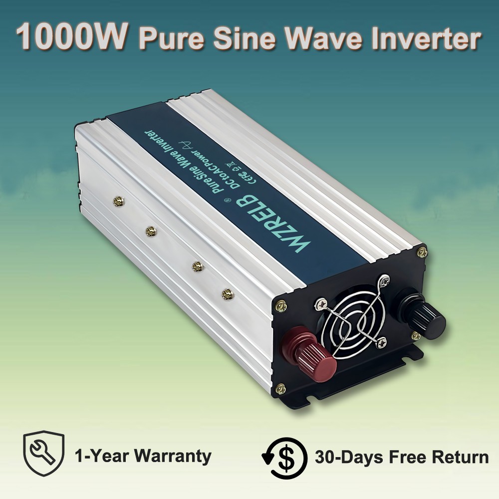 Inversor de onda sinusoidal pura 500 W convertidor de energía 12 V a 240 V solar coche camión casa rodante-