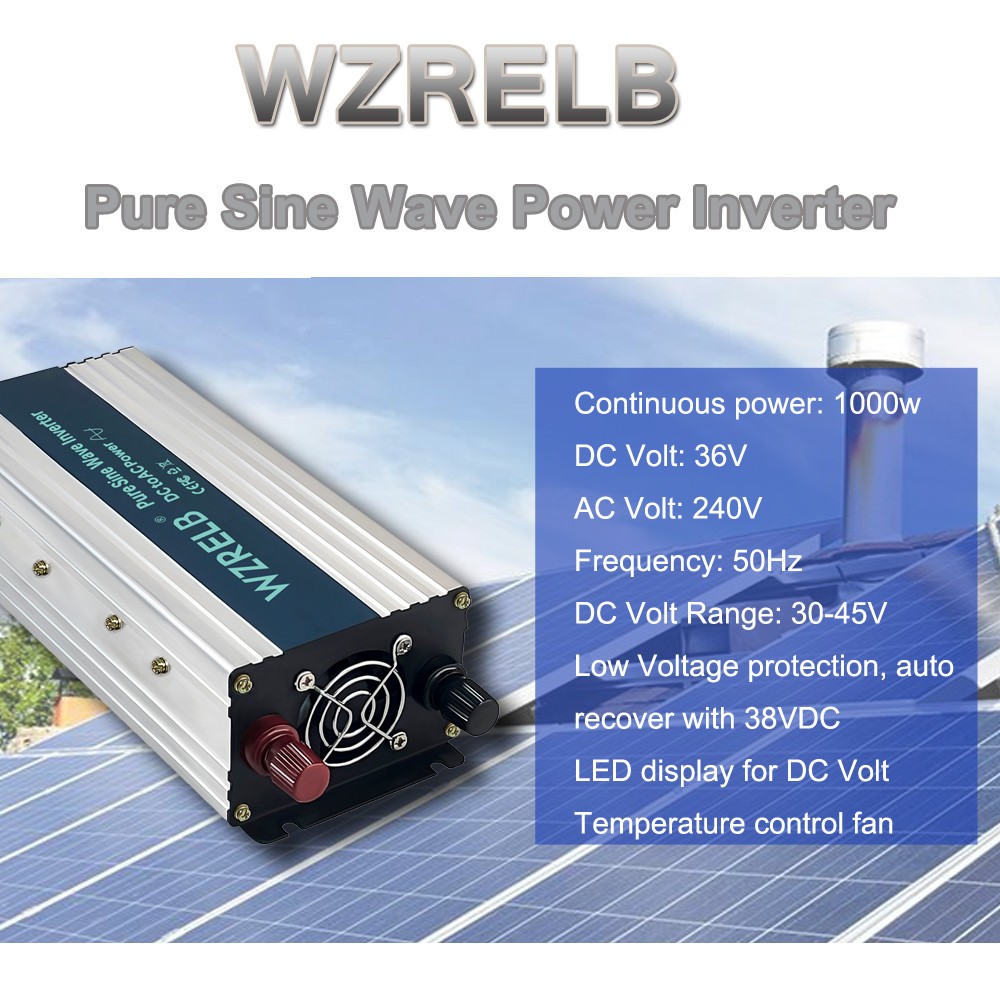 Inversor de onda sinusoidal pura 500 W convertidor de energía 12 V a 240 V solar coche camión casa rodante- - Image 3
