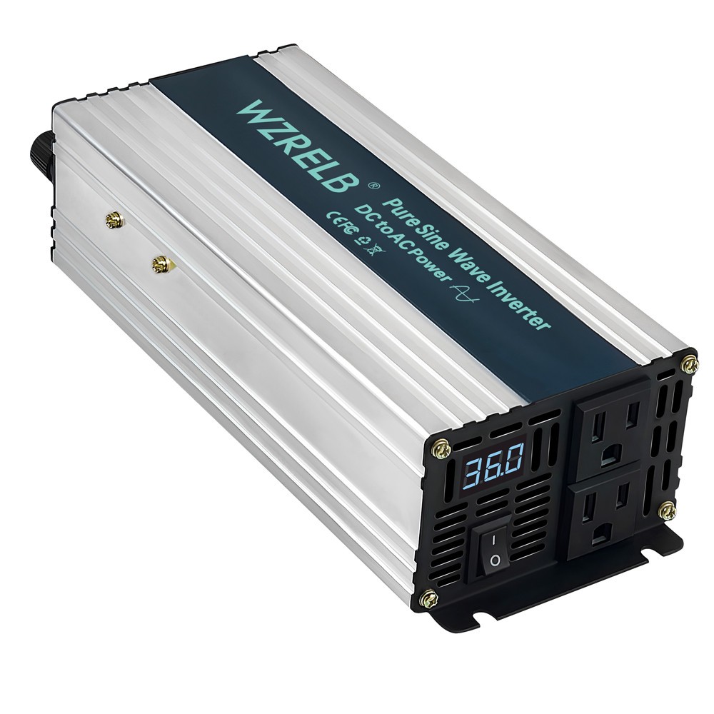Inversor de onda sinusoidal pura 500 W convertidor de energía 12 V a 240 V solar coche camión casa rodante- - Image 4