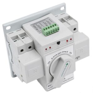 Interruptor automático de transferencia ATS 63A 2 polos inversores solares fotovoltaicos híbridos fuera de la red 230 V-