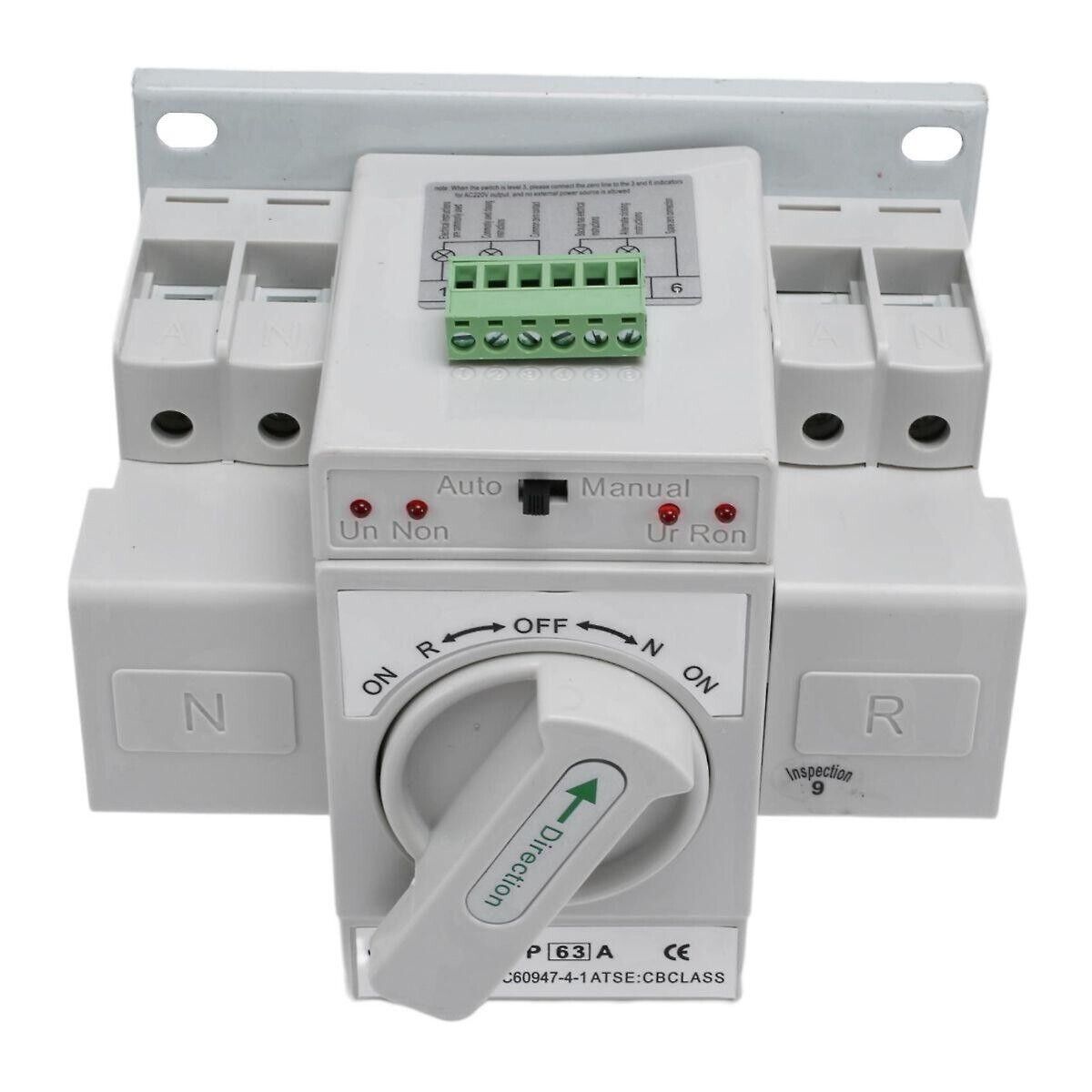 Interruptor automático de transferencia ATS 63A 2 polos inversores solares fotovoltaicos híbridos fuera de la red 230 V- - Image 4