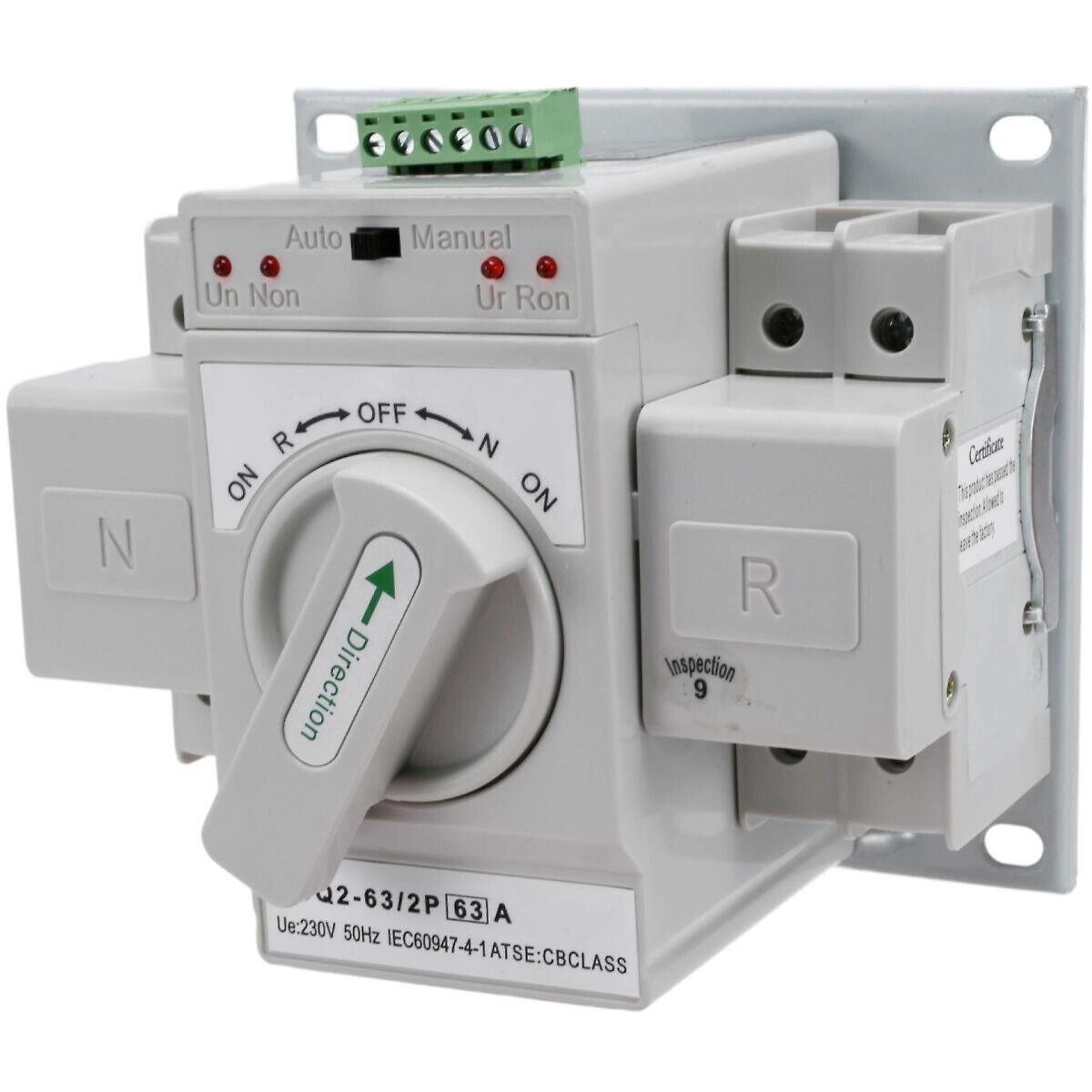 Interruptor automático de transferencia ATS 63A 2 polos inversores solares fotovoltaicos híbridos fuera de la red 230 V- - Image 5