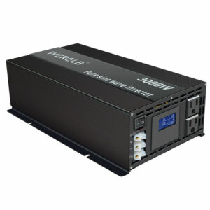 Casa rodante de campamento con inversor solar de onda sinusoidal pura energía 3000 W batería 48 V CC a 120/220 V CA-