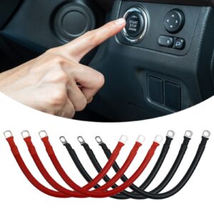 Juego de cables de batería aislados de alambre de cobre para inversores y para necesidades automotrices-