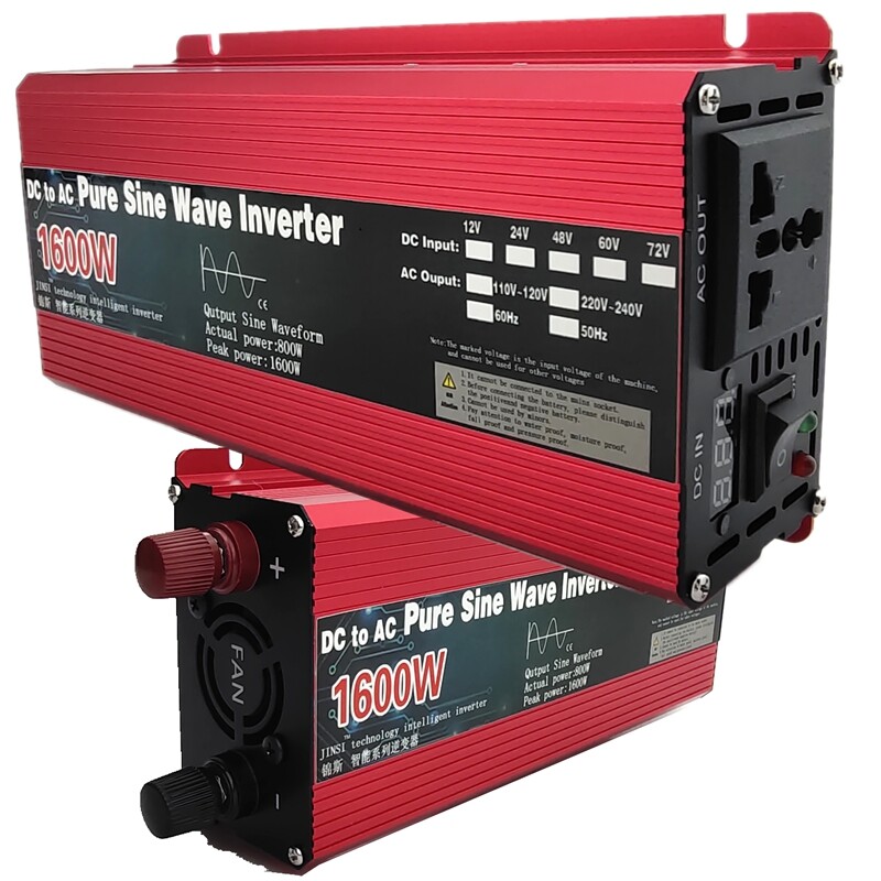 INVERSORES DE ONDA SINUSOIDAL PURA 1000W 1600W 2200W 3000W Energía Solar Auto Hogar Nuevo- - Image 3