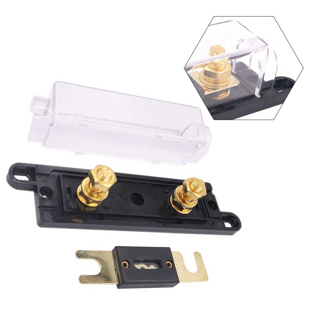 Kit portafusibles de audio para automóvil de 4 piezas 50 amperios 60 amperios 80 amperios para inversores de radio- - Image 5