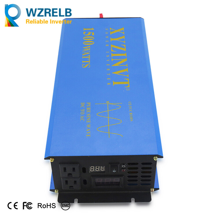 Inversor de onda sinusoidal pura 1500W 36V a 240V convertidor de energía motor solar hogar coche- - Image 3