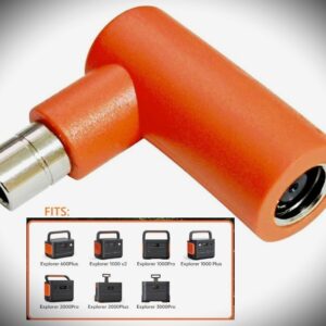 Adaptador de ángulo recto de panel solar DC7909 a DC8020 para central eléctrica Jackery-