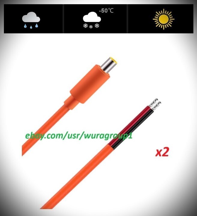 Cable DC 7909/8 mm macho a desnudo para central eléctrica de panel solar Jackery Yeti - 2 piezas- - Image 3