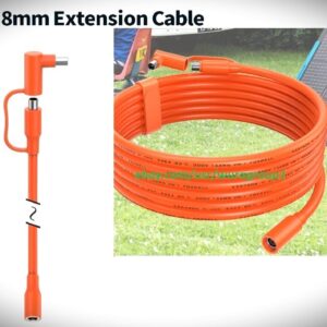 Cable de extensión de alimentación de 30' 8 mm para central solar Bleti Jackery MxOk Yeti-