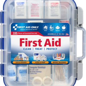 Kit de Primeros Auxilios Compatible con Osha, Multiusos Portátil Hogar Trabajo-Sitio Kit de Emergencia-