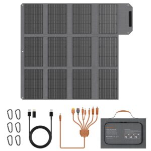 Cargador de panel solar plegable portátil de 120 W para estaciones de alimentación Ecoflow Bluetti-