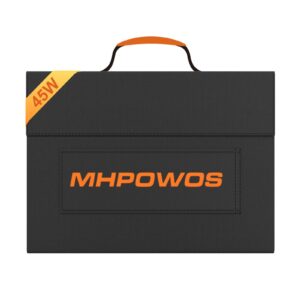 Cargador de CC USB de panel solar portátil de 45 W para banco de energía iPhone estaciones de alimentación-