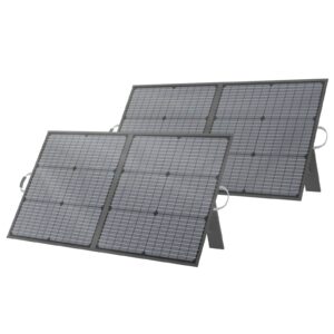 Paquete de 2 Kit de Panel Solar Portátil 110W para Estaciones Eléctricas Jackery Anker Bluetti-