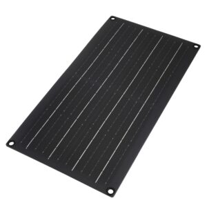 Panel Solar Flexible Negro 20W y Controlador 60A para Centrales Eléctricas Portátiles-