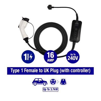 Cable de carga tipo 1 enchufe del Reino Unido se adapta a MINI EV híbrido NAPA de alta calidad garantizada- - Image 2