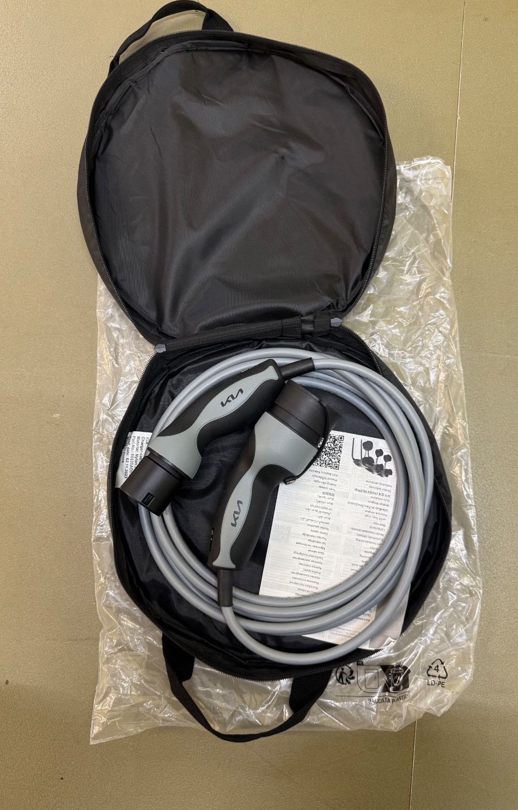 Cable de carga de batería KIA EV6 NIRO CV 66639-ADE91 electricidad 430kw 27311386-