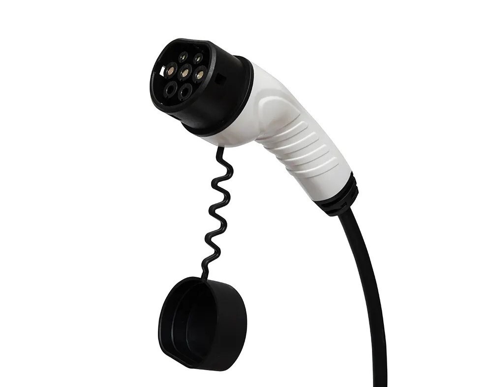 Cable de carga EV de extremo abierto de repuesto tipo 2, 7kW 32A 1 fase, 110-250V, 5m- - Image 4