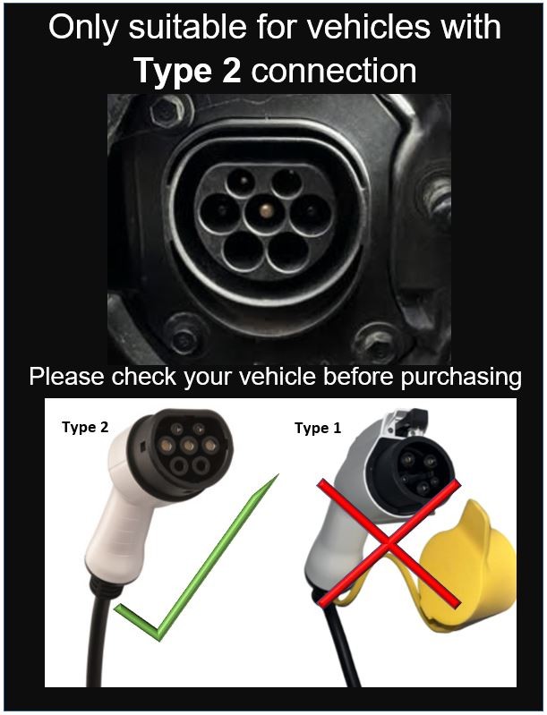 Extensión de cable de carga tipo 2 para HYUNDAI EV híbrido NAPA calidad garantizada- - Image 3