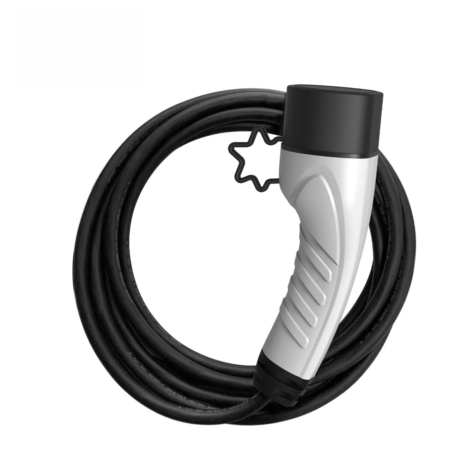 Cable de carga EV tipo 2 a extremo abierto, cable de repuesto, 3 fases 22kW 32A 480V, 5m- - Image 3