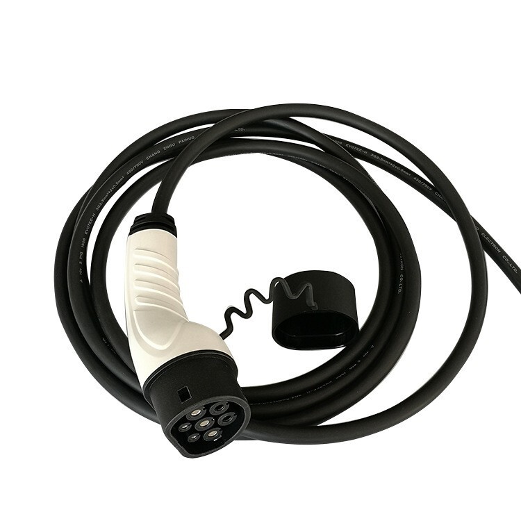 Cable de carga EV tipo 2 a extremo abierto, cable de repuesto, 3 fases 22kW 32A 480V, 5m- - Image 4