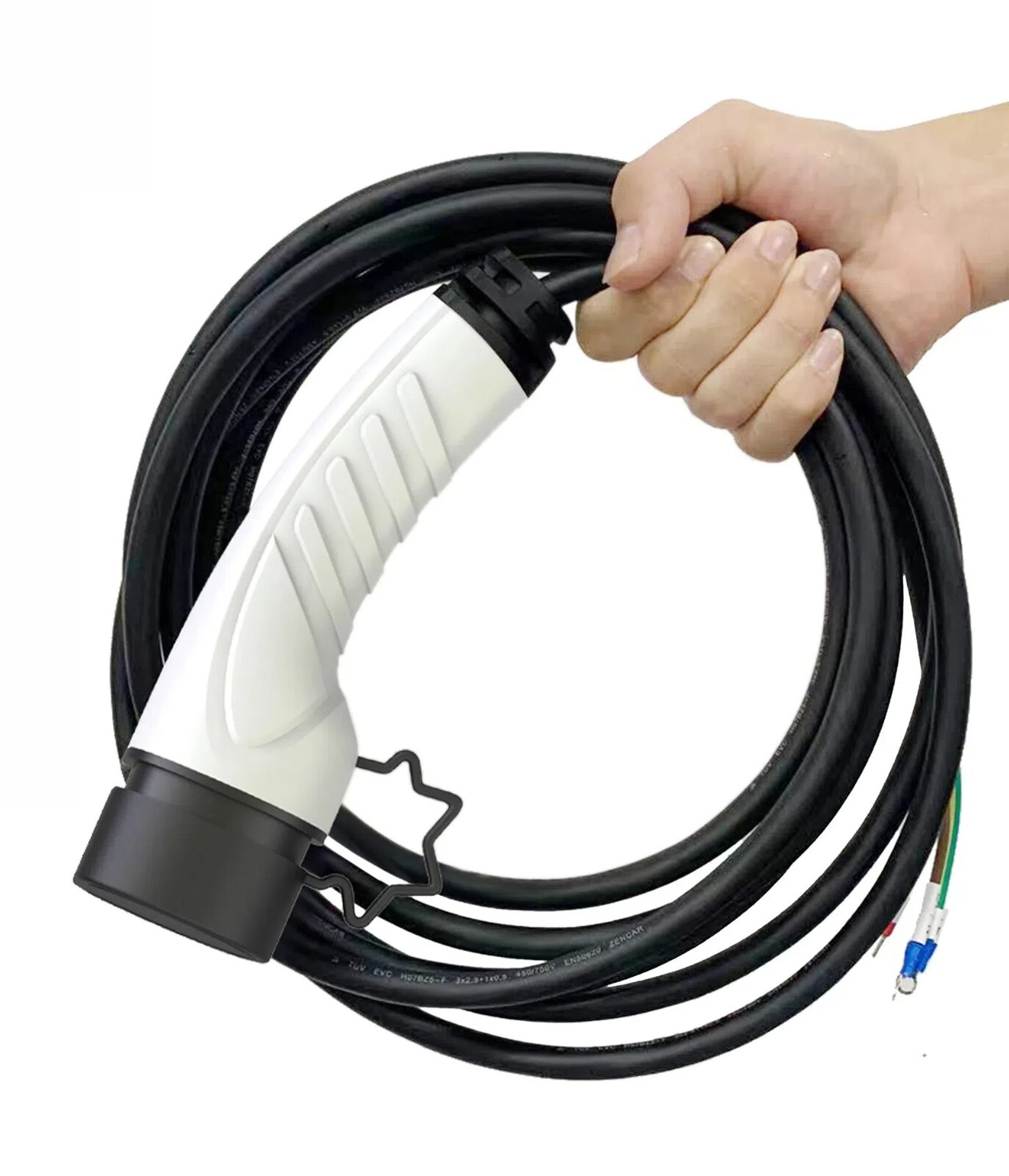 Replacement EV Charging Cable Type 2 to Open-end, 16A 3.5kW Single Phase, 5m - Image 2
