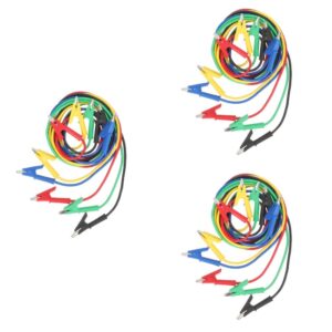 3 Pack Jumper Cable Electric Connection Wire Automotive Electrical Test Leads