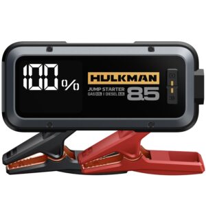 Arrancador inteligente Hulkman Alpha85, gris espacial, 2000A 74Wh, coche portátil 12V-