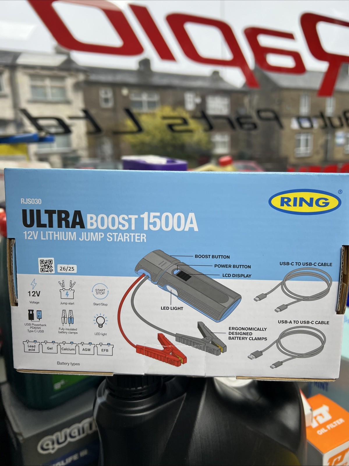 Arrancador de salto de litio Ring Automotive ULTRABOOST 1500A- - Image 4