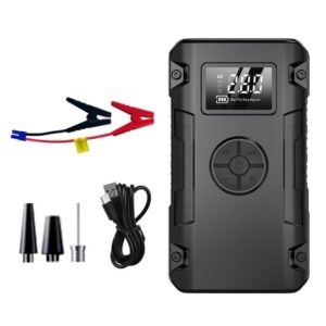 Dispositivo de arranque de bicicletas 100 W 8000 mAh arrancadores de salto compresor de aire para vehículos-