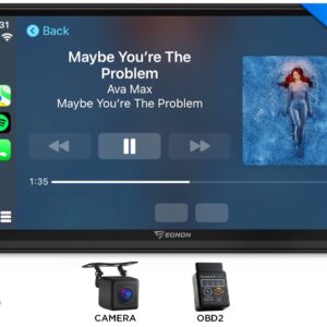 OBD+CAM+ Eonon UX7 7" Android 14 Doble 2 DIN Radio Coche Estéreo GPS Navegación CarPlay-