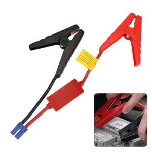 Conector de cable de puente EC5 abrazadera de cocodrilo amplificador batería para arrancadores de salto de coche-