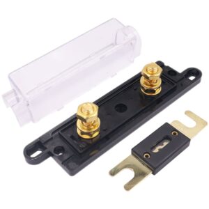 Kit portafusibles de 4 piezas para automóviles para radio audio e inversores de potencia-