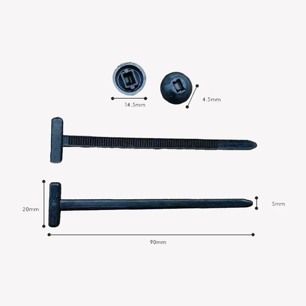 Bridas de nylon confiables 100 piezas para herramientas automotrices y aplicaciones domésticas- - Image 2