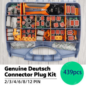 Kit de enchufe conector Deutsch DT 438 piezas con herramienta de crimpado automotriz #DT-KIT3-TR-