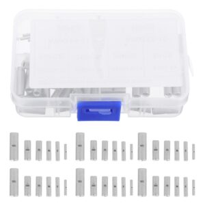 100 piezas conectores eléctricos cableado termorretráctil crimpadoras de cables automotrices-
