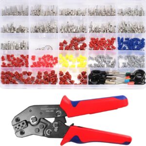 Kit de conectores automotrices de 26 tipos con herramienta de prensado de cables, 1/1,5/1,8/2,2/2,8/...-